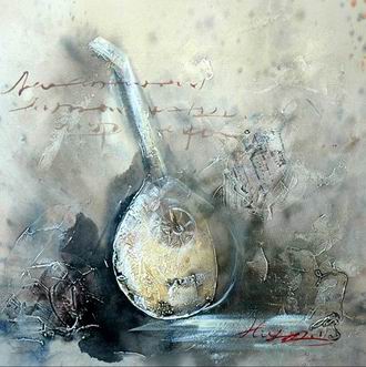 Musical Instrument oil painting